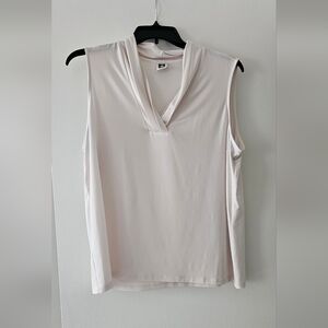 Anne Klein Cream Sleeveless Top